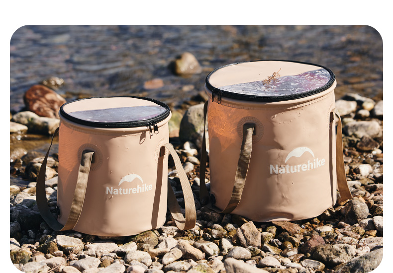 Naturehike skládací nádoba pro skladování/mytí 20l 345g - krémová
